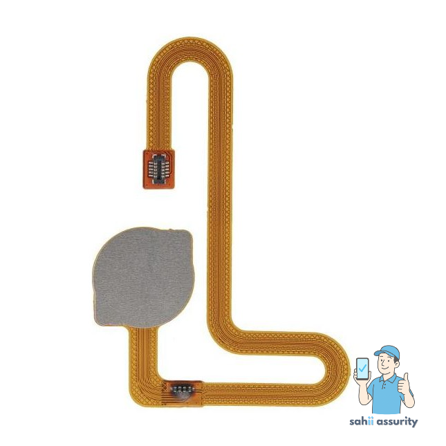 Fingerprint Sensor with Flex Cable for Xiaomi Redmi Note 8 White thumbnail